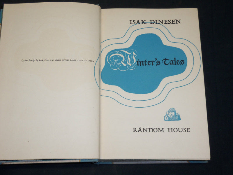 1942 WINTER'S TALES BY ISAK DINESEN BOOK - FIRST PRINTING - KD 5882