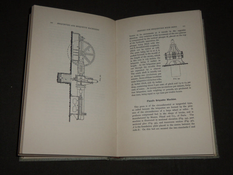 1900'S BRIQUETTES AND PATENT FUEL BY PHILIP R. BJORLING BOOK - KD 4815