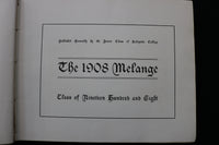 1908 THE MELANGE LAFAYETTE COLLEGE YEARBOOK - EASTON, PENNSYLVANIA - YB 3498