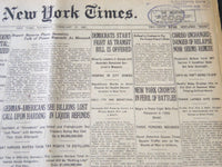 1921 FEBRUARY 17 NEW YORK TIMES - CARUSO UNCHANGED RELAPSE SEEMS REMOTE- NT 5472
