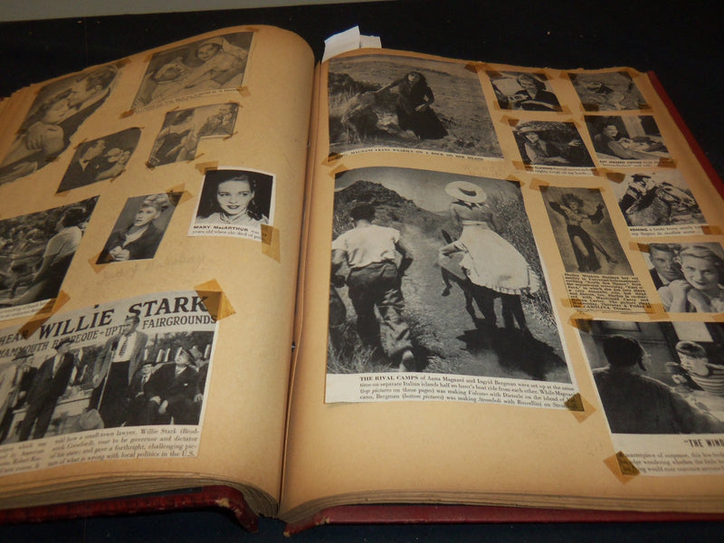 HOLLYWOOD MOVIE STARS SCRAPBOOK - AUTRY - ROGERS - 40A