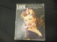 1944 FEBRUARY 22 LOOK MAGAZINE - LOIS BARNES - GREAT PHOTOS & ADS - ST 1981