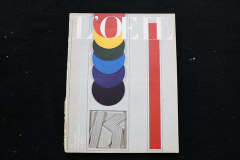 1968 JANUARY L'OEIL MAGAZINE - A BEAUTIFUL ILLUSTRATION COVER - E 9857