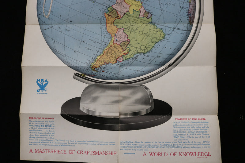 1930'S THE MAJESTIC GLOBE ADVERTISEMENT - 20
