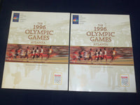 THE 1996 OLYMPIC GAMES PROGRAM-THE OFFICIAL NBC VIEWER'S GUIDE -LOT OF 2- B 6481