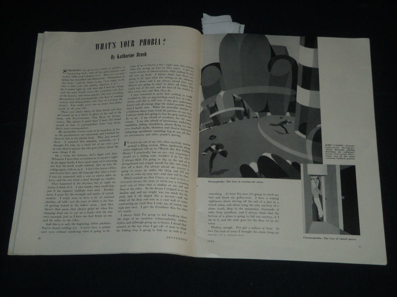 1940 SEPTEMBER THE ST. PEGIS MAGAZINE - GREAT COVER & PHOTOS - B 6455