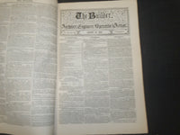 1861 AUGUST THE BUILDER ARCHITECT MAGAZINE - 5 ISSUES - ILLUSTRATIONS - ST 416M