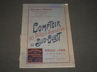 1900'S COMPTOIR DES OUTILS D'AGRICULTURE DU SUD-OUEST FRENCH CATALOGUE - FR 638