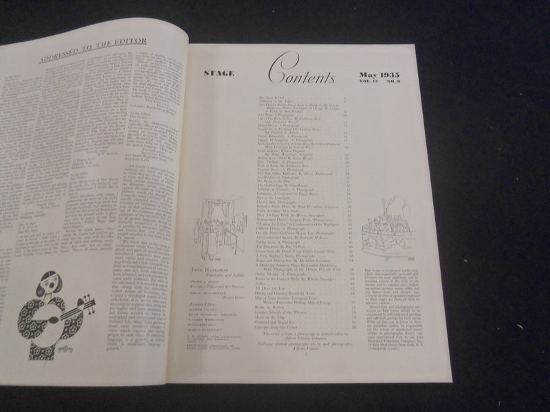 1935 MAY THE STAGE MAGAZINE - ROSALENE AND SEVEILLE, DANCERS IN CAPRICE- B 4198C