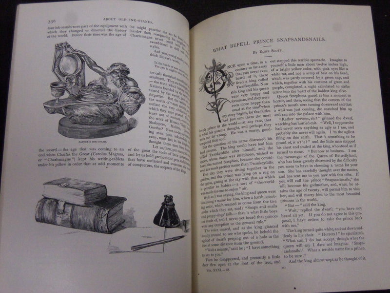 1904 ST. NICHOLAS MONTHLY MAGAZINE LOT OF 9 ISSUES - NICE ILLUS. & ADS - WR 1092