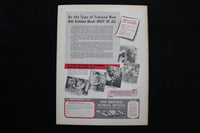 1942 FEBRUARY AIR TRAILS MAGAZINE - NORTH AMERICAN O-47A COVER - E 9791