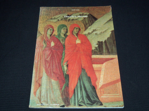 1980'S DUCCIO'S MAESTA SOFTCOVER BOOK BY ENZO CARLI - NICE PRINTS - KD 4814E