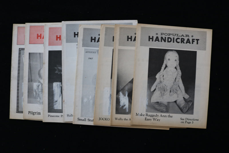 1967-1968 POPULAR HANDICRAFT MAGAZINE - LOT OF 8 - O 3799