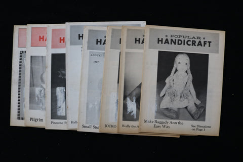 1967-1968 POPULAR HANDICRAFT MAGAZINE - LOT OF 8 - O 3799