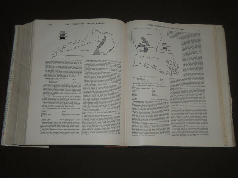 1958 THE HUNTER'S ENCYCLOPEDIA EDITED BY RAYMOND R. CAMP BOOK - I 763