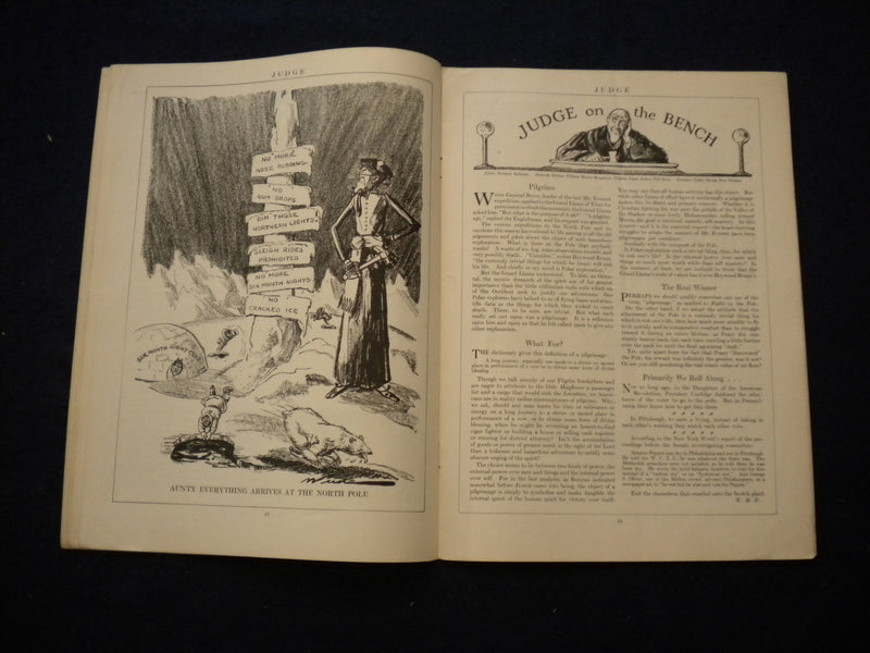 1926 JULY 3 JUDGE MAGAZINE - NORTH POLE NUMBER - B 435C