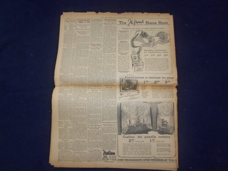 1940 MAY 21 NEW YORK TIMES - NAZIS AT PERONNE IN DRIVE TOWARD CHANNEL - NP 6494