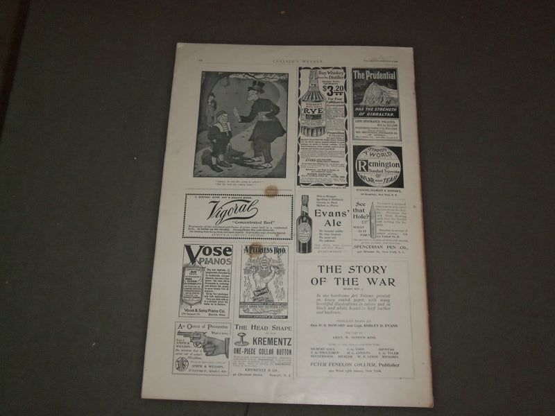 1898 OCT 29 COLLIER'S MAGAZINE - PRESIDENT M'KINLEY AT OBAHA EXHIBITION - F 572
