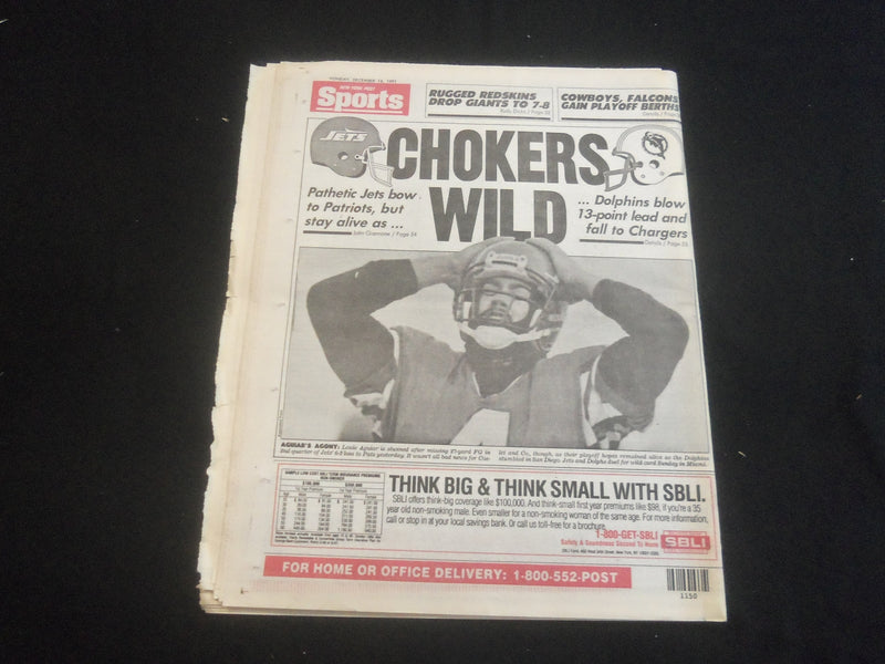 1991 DECEMBER 16 NEW YORK POST NEWSPAPER - IMMIGRANTS SLAVE FOR XMAS - NP 5873