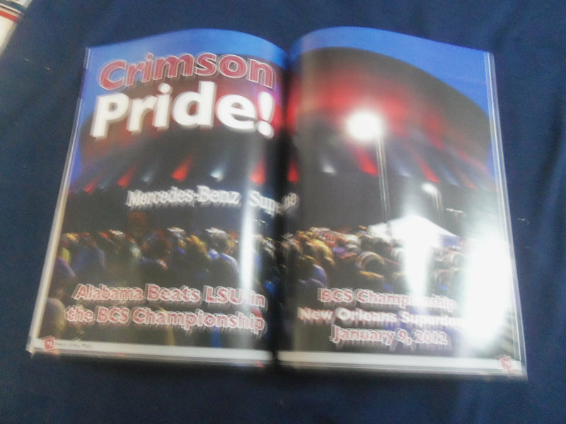 2012 PRIDE OF THE TIDE MAGAZINE BCS CHAMPIONS - UNIVERSITY OF ALABAMA - SP 1221E
