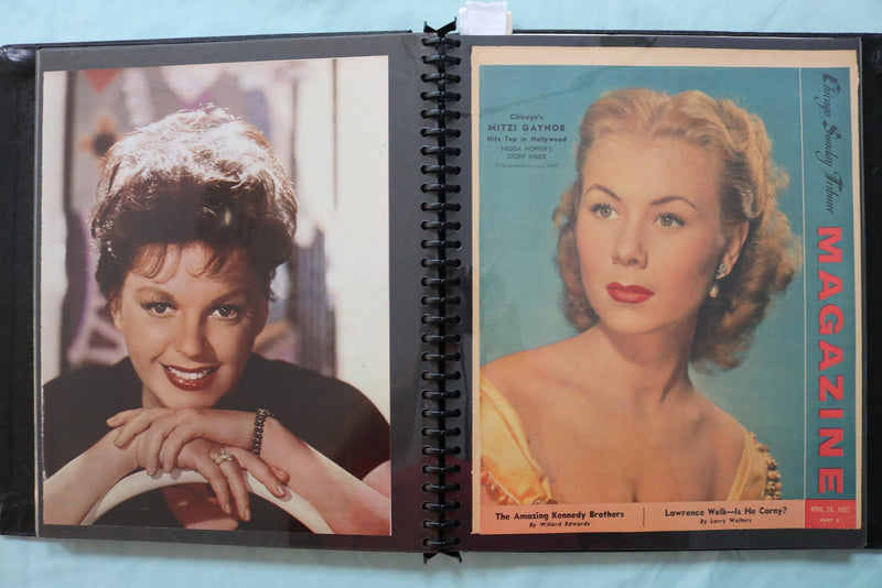 MOVIE STAR PHOTO SCRAPBOOK - CLINT EASTWOOD - JUDY GARLAND - CLARK GABLE - #63