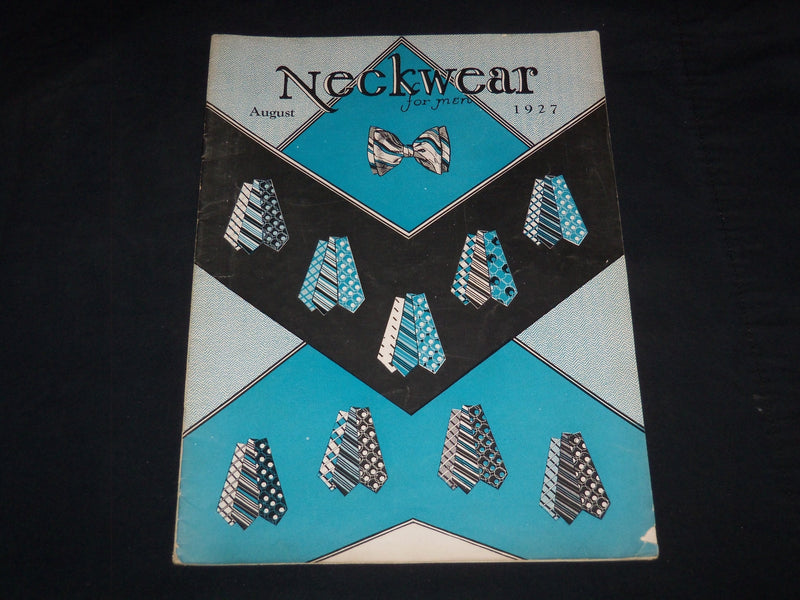 1927 AUGUST NECKWEAR FOR MEN MAGAZINE - NICE ADVERTISEMENTS - J 9035