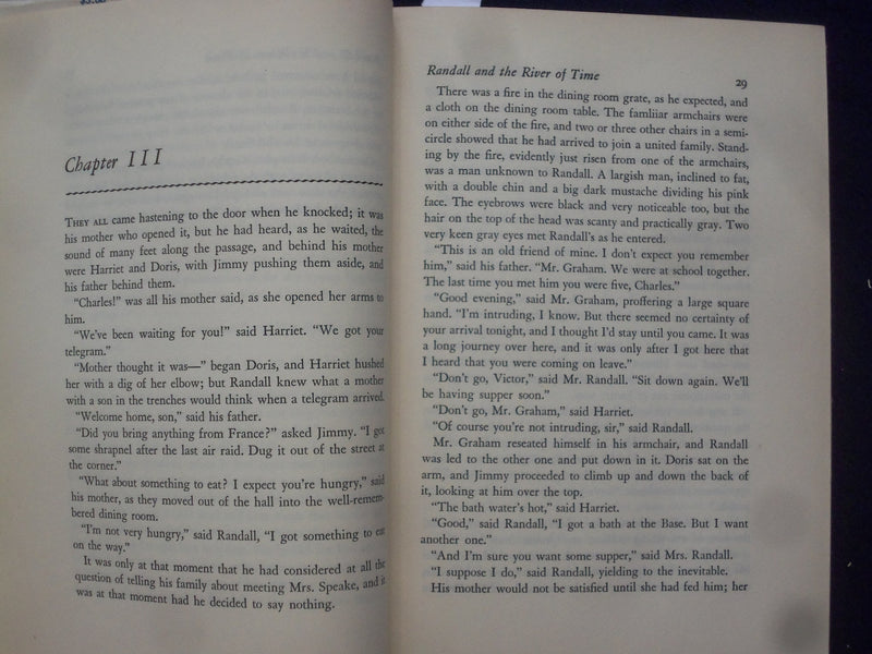 1950 RANDALL AND THE RIVER OF TIME HARDCOVER BOOK BY C.S. FORESTER - KD 8847