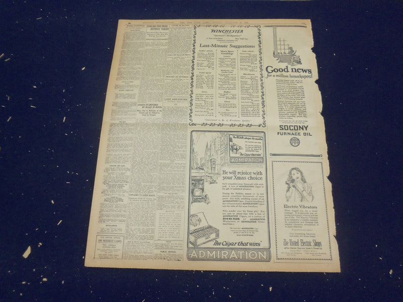 1923 DECEMBER 24 NEW YORK TIMES - PHARAOH CHARIOTS PLATED WITH GOLD - NT 9226