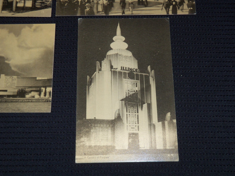 1833 A CENTURY OF PROGRESS 1933 POSTCARDS LOT OF 13 - CHICAGO, ILLINOIS - J 8025