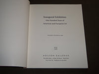 1990 INAUGURAL EXHIBITION OF AMERICAN & EUROPEAN ART ADELSON CATALOG - KD 5087