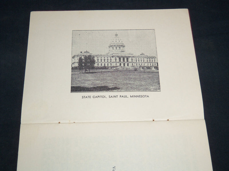1948 THE ROMANCE OF MINNESOTA BOOK BY VESTA CORNISH ARMSTRONG - J 8758