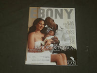 2010 FEBRUARY EBONY MAGAZINE - KIMORA LEE SIMMONS & DJIMON HOUNSOU COVER- B 1284