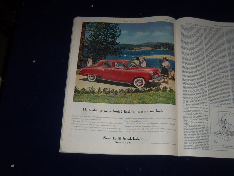 1948 FEBRUARY 7 THE SATURDAY EVENING POST MAGAZINE - ILLUSTRATED COVER - SP 5544