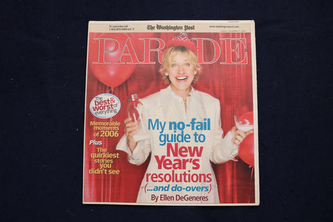 2006 DECEMBER 31 PARADE MAGAZINE - ELLEN DEGENERES COVER - E 18387