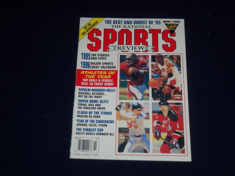 1995 THE NATIONAL SPORTS REVIEW MAGAZINE-MICHAEL JORDAN & RIPKIN COVER- SP 5360