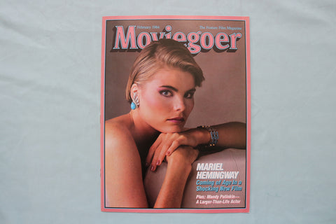 1984 FEBRUARY MOVIEGOER MAGAZINE - MARIEL HEMINGWAY COVER - E 19816