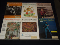 1964 SATURDAY REVIEW MAGAZINES LOT OF 17 ISSUES - NICE COVERS - WR 104C