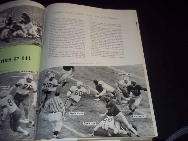 1950 MAKIO THE OHIO STATE UNIVERSITY YEARBOOK - ROSE BOWL WIN FOOTBALL - YB 1738