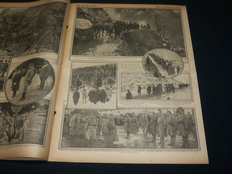 1916 FEBRUARY 6 NEW YORK TIMES ROTO PICTURE SECTION - 