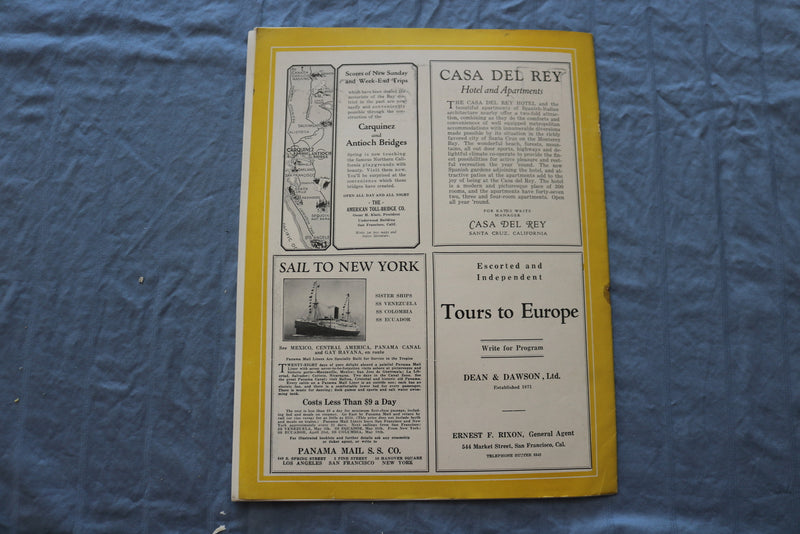 1928 APRIL 22 SAN FRANCISCO NEWS LETTER MAGAZINE - CARQUINEZ BRIDGE - ST 5509M