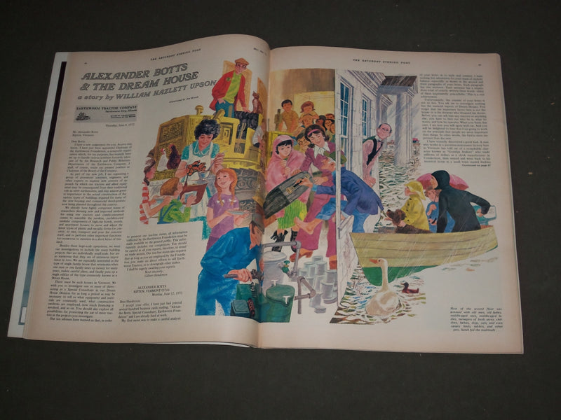 1973 MAR-APR THE SATURDAY EVENING POST MAGAZINE - ROCKWELL COVER CONTEST- B 4286
