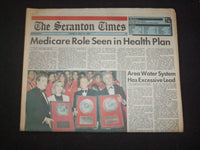 1993 MAY 11 THE SCRANTON TIMES NEWSPAPER - MEDICARE ROLE IN HEALTH PLAN- NP 8337