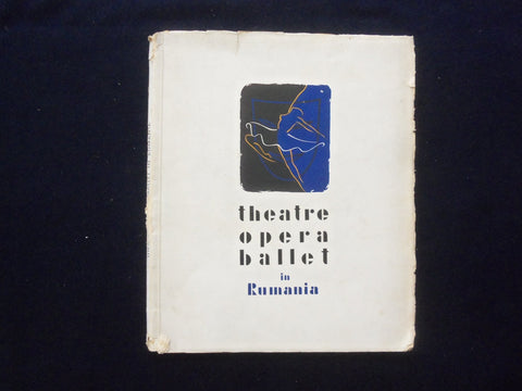 1957 THEATRE OPERA BALLET IN RUMANIA PROGRAM - GREAT PHOTOS - J 9417