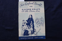 1949 SEP 17 NEW ENGLAND BENEFIT FOR SISTERS OBLATE - BOSTON GARDEN - K 825