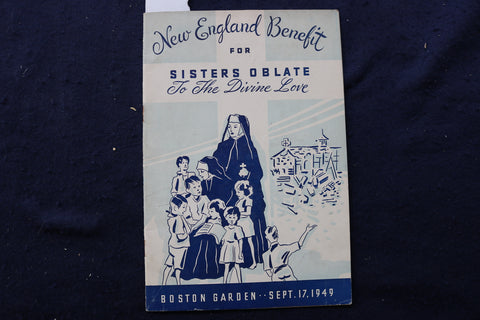1949 SEP 17 NEW ENGLAND BENEFIT FOR SISTERS OBLATE - BOSTON GARDEN - K 825
