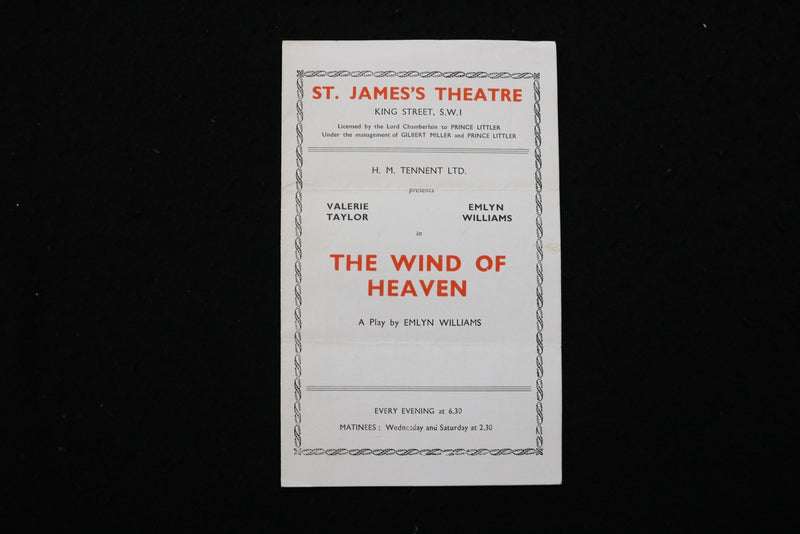 1940'S LONDON THEATRE PROGRAMS - LOT OF 3 - K 2823
