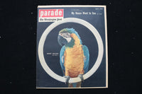 1952 APRIL 6 PARADE MAGAZINE - SMART MACAW COVER - E 25406