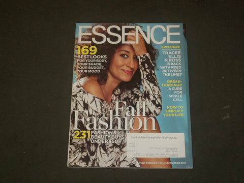 2011 SEPTEMBER ESSENCE MAGAZINE - TRACEE ELLIS ROSS COVER - B 1332