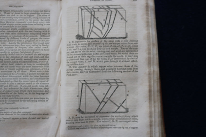 1836 THE SCIENTIFIC CLASS-BOOK PART II HARDCOVER BOOK BY WALTER JOHNSON- KD 9444