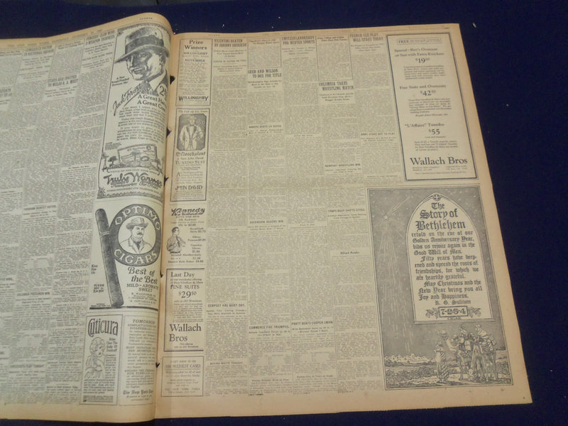 1923 DECEMBER 15 NEW YORK TIMES - OBREGON LAUNCHES DRIVE IN THE WEST - NT 9234